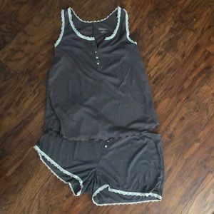 Xhilaration grey pj set size medium